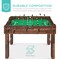 Best Choice Products 48in Competition Sized Foosball Table for Home, Game Room w/ 2 Balls, 2 Cup Holders